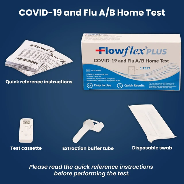 Alt view image 6 of 7 - COVID & Flu Home Test (2 Tests) Rapid Results in 15 Minutes, Trusted OTC COVID-19 & Flu A/B Testing Kit, FSA and HSA Eligible, Easy to Use & No Discomfort