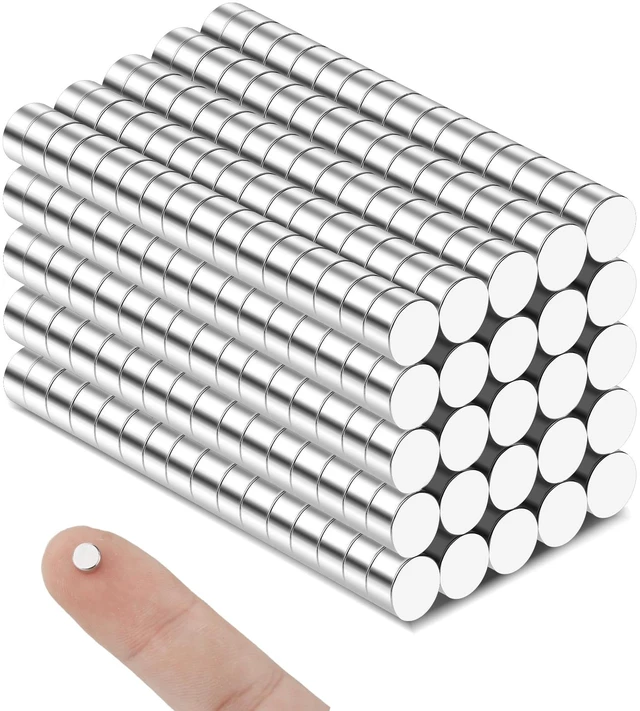 Main image of 400 Pack Small Magnets, 5x3 mm Refrigerator Magnet Rare Earth Magnet Neodymium Magnets for Crafts, Whiteboard, Kitchen Cabinet 0.2x0.12 Inch