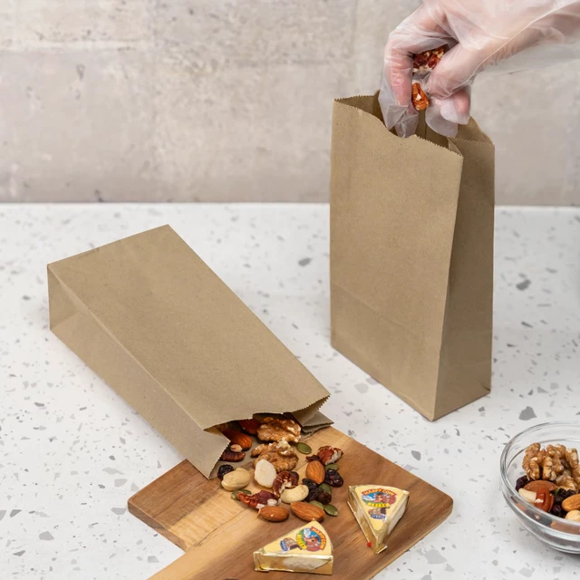 Alt view image 7 of 7 - 2lb Paper Lunch Bags - Kraft, 2,000 Count - Versatile Paper Bags for Small Business, Snacks, Popcorns or Party Favor - Sturdy, Self-Standing, Reusable