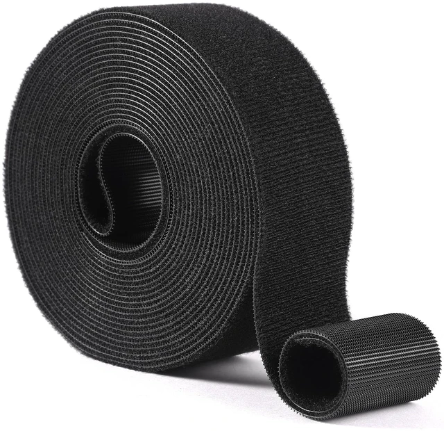 Main image of 1.5in x 32ft | Hook and Loop Straps Heavy Duty | Double Sided Self-Gripping Strips | Reusable Multi-Purpose Wrap Roll for Home, Office, Data Center, and More