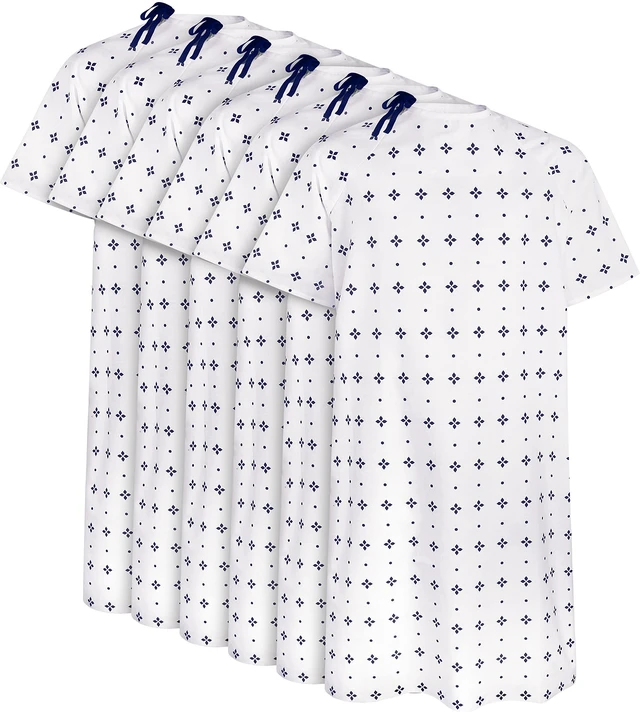 Main image of Unisex Hospital Gowns Back-Tie Patient Gowns Men Women Fits Sizes up to 2XL Multipurpose, Loose-Fit, Lightweight, Comfortable, Soft, Medical & Everyday Utility
