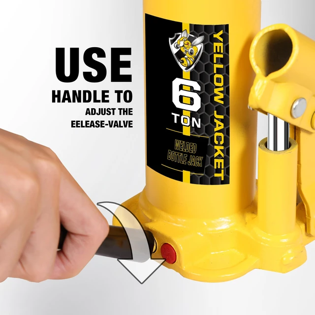 Alt view image 5 of 7 - 6 Ton Muti-Directional Welded Bottle Jack(12,000lb) for Car, Pickup, Truck, RV, Auto Repair