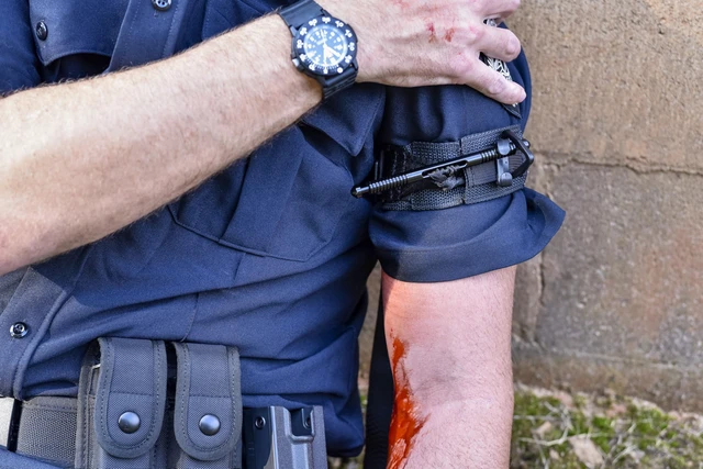 Alt view image 4 of 7 - (Generation 5) - Military-Grade Tourniquet for Severe Bleeding Control, Essential First Aid for Tactical, Emergency, and Civilian Use (Black), TacMed Solutions