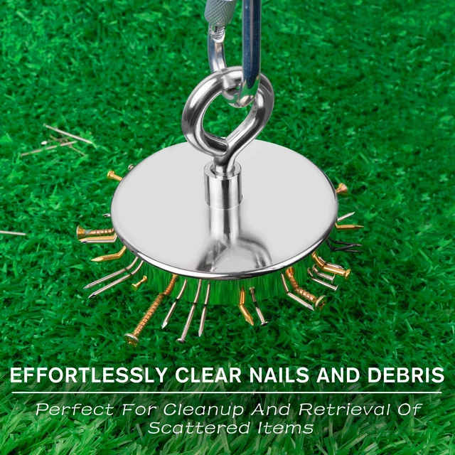 Alt view image 5 of 7 - Fishing Magnet, 1200 lbs Heavy Duty Magnets, Neodymium Magnets Rare Earth Magnets, 4 in Diameter, Built for Metal Retrieval, Workshop Cleanup, Magnetic Fishing