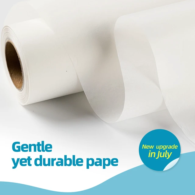 Alt view image 2 of 7 - Exam Table Paper - New Upgrade Barrier Protection, 21" x 225ft, Smooth White Case of 12 Rolls - Hygienic, Disposable, and Reliable Medical Table Paper Supplies