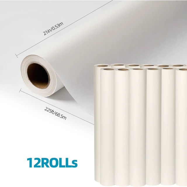 Alt view image 3 of 7 - Exam Table Paper - New Upgrade Barrier Protection, 21" x 225ft, Smooth White Case of 12 Rolls - Hygienic, Disposable, and Reliable Medical Table Paper Supplies