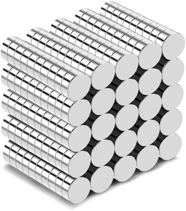 Main image of Small Neodymium Magnets, 260 Pcs 6x2mm Tiny Rare Earth Magnets for Whiteboard, Small Round Disc for Fridge, Crafts, Science, Office, DIY, Kitchen