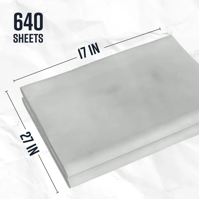 Alt view image 5 of 6 - Packing Paper Sheets for Moving | 640 Sheets | 27" x 17" | 20lb | Made in USA | Newsprint Paper | Must Have in Your Moving Supplies