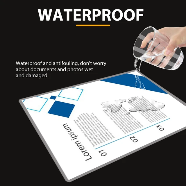 Alt view image 3 of 7 - Laminating Sheets,500 Pack,3 mil,9x11.5,Thermal Pouches Holds 8.5x11 Sheets, Clear Letter Size, 9 x 11.5 Inches, Thermal Laminating Pouches, Office & School Supplies