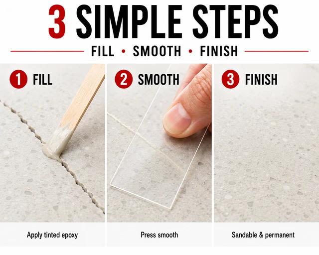 Alt view image 2 of 7 - II29 Complete 4 oz. Stone Kit - Chips, Cracks, Rebuilds. EZ-Tint 5-Pack