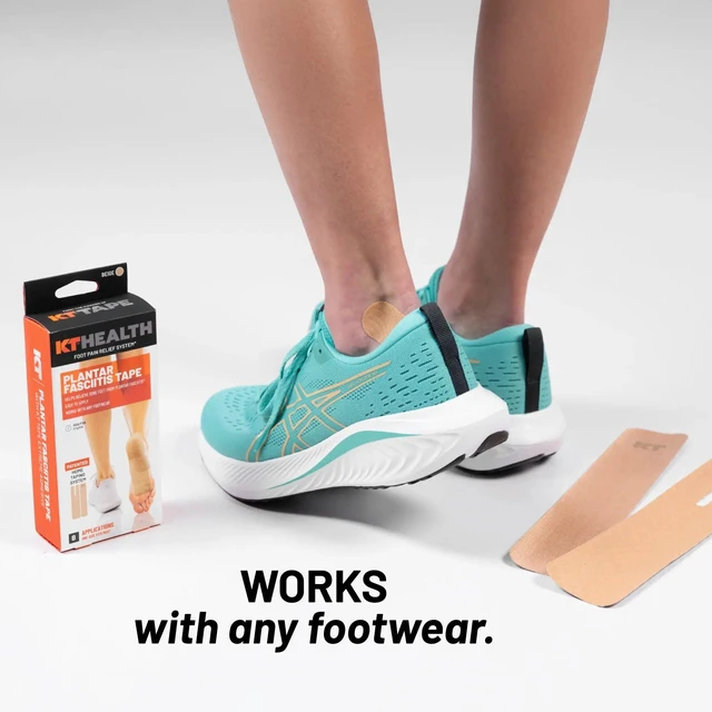 Alt view image 2 of 5 - Plantar Fasciitis Tape, Foot Soreness Relief System, 8 Applications