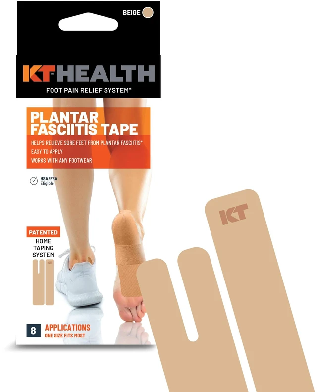 Main image of Plantar Fasciitis Tape, Foot Soreness Relief System, 8 Applications