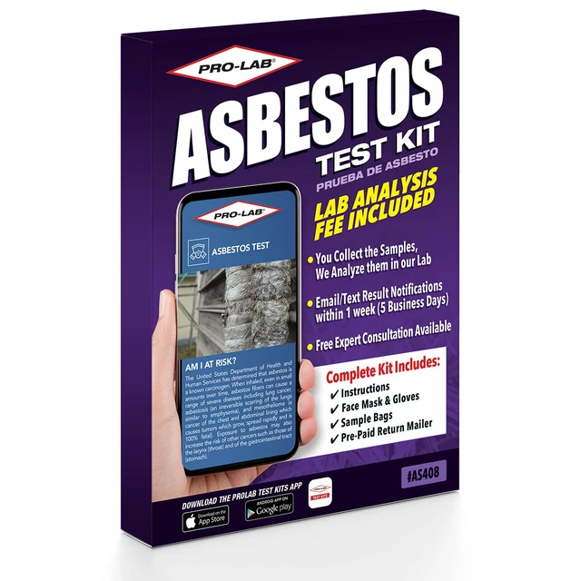 Alt view image 2 of 6 - Asbestos Test Kit - You Collect 2 Samples, We Analyze Them. Emailed Results Within 1 Week (5 Business Days) Includes Return Mailer and Expert Consultation. Lab Fee Included