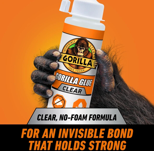 Alt view image 2 of 7 - Crystal Clear Glue, All Purpose, 5.75 oz Bottle Incredibly Strong Adhesive Bond, Non-Foaming Liquid, Water Resistant Formula, Bonds Wood, Ideal for Crafts and Repairs