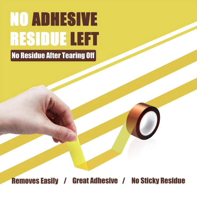 Alt view image 4 of 7 - 12 Rolls 20mm x16m(52FT) Heat Tape High Temperature Heat Resistant Tape Heat Transfer Tape for Heat Sublimation Press Vinyl,No Residue
