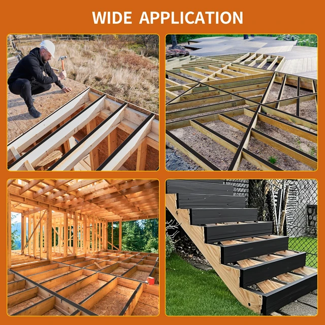Alt view image 7 of 7 - Butyl Joist Tape for Decking 2''×50', 4 Rolls Waterproof Deck Tape Joist Tape, Waterproof and Anti-Corrosion Joists Deck Tape, Self Adhesive Flashing Joists Tape for Wood Decks Beams Roof