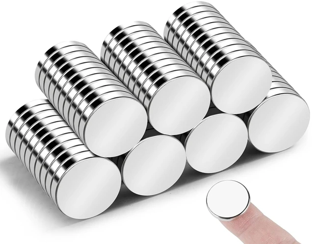 Main image of 70Pcs Strong Rare Earth Magnets, 18x3mm Round Fridge Neodymium Magnets, Powerful for Fridge, DIY, Building, Scientific, Craft, and Office