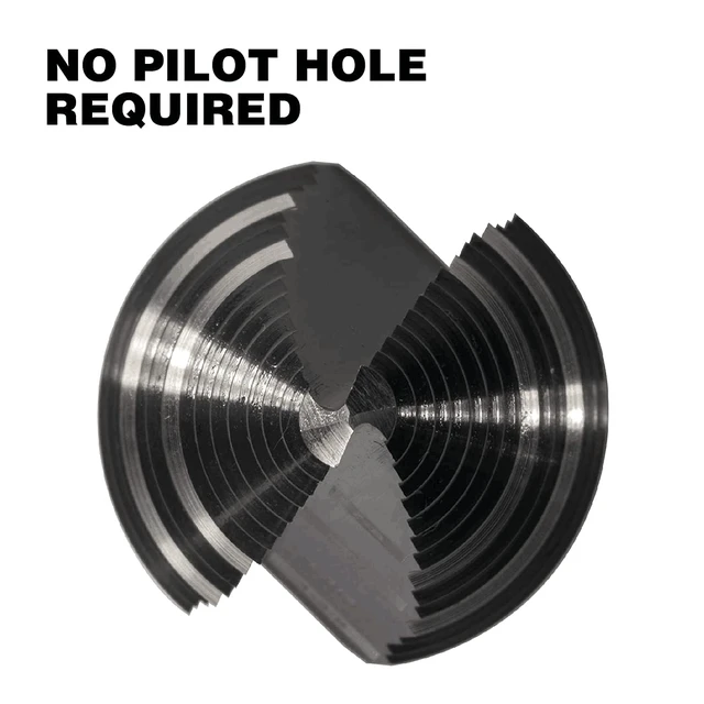Alt view image 7 of 7 - 1/4"-2" M2 Step Drill Bit Unibit for Hole Drilling 10 Sizes M2 High Speed Steel; Double Spiral Flutes; Fast, Clean Cuts in Stainless Steel, Copper, Aluminum, Wood, Plastic