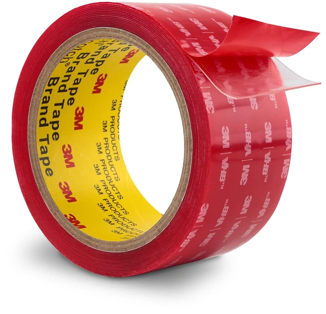 Main image of 3M Heavy Duty Double Sided Tape 2''x15.4Ft 0.04in Thick Clear 4910 Adhesive Waterproof Mounting Tape Foam Tape for Car Home Office Decov