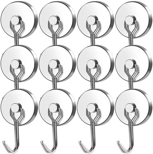 Main image of Magnetic Hooks Heavy Duty 120LB+ Swivel Swing Strong Magnet Hook Neodymium Hook Magnets for Hanging Home Workplace Metal Door Office and Garage