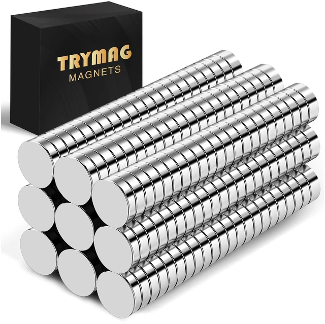Main image of Small Neodymium Magnets, 200Pcs Round Rare Earth Magnet 8x3mm Mini Strong Refrigerator Disc Magnets for Crafts, Whiteboard, Fridge, Office, Hobbies, Tiny Round Button