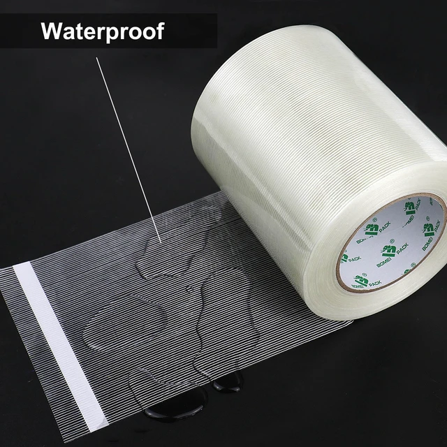 Alt view image 4 of 7 - Wide Strapping Tape 6Inch, Heavy Duty Reinforced Packing Tape, Fiberglass Filament Tape 60yds 5.5Mil