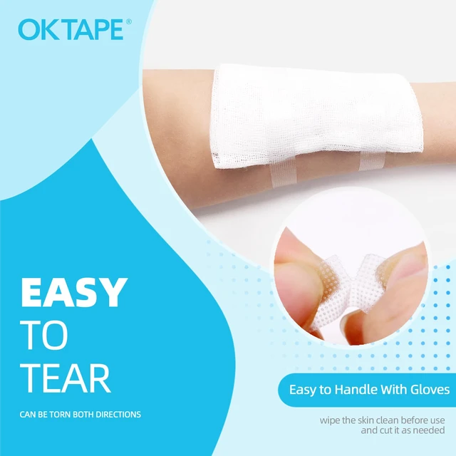 Alt view image 6 of 7 - OKPore Transparent Medical Tape (Pack of 24) - First Aid Surgical Tape Hypoallergenic and Breathable for Wound Dressing Care, Latex Free, 1in x 10yds