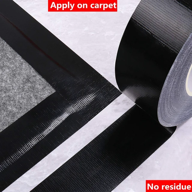 Alt view image 5 of 6 - 5-Pack Black Heavy Duty Duct Tape, 2 inches x 30 Yards, Strong, Flexible, No Residue, All-Weather and Tear by Hand - Bulk Value for Repairs, Industrial, Professional Use