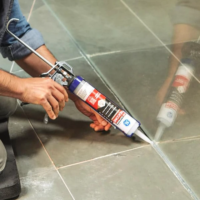 Alt view image 7 of 7 - Supreme Silicone Caulk for Kitchen & Bathroom, Clear, 10 fl oz Cartrid, 1 Pack - 100% Waterproof Silicone Sealant, 7X Stronr Adhesion, Shrink & Crack Proof