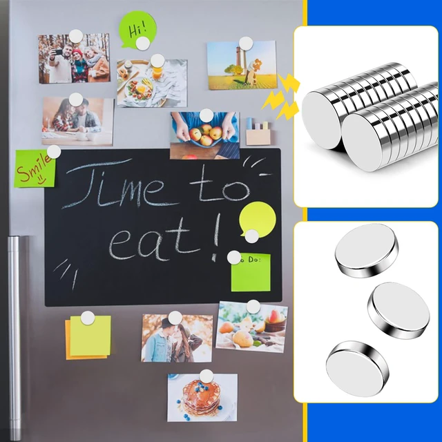 Alt view image 6 of 7 - 20 Pack Small Magnets, 15x3mm Refrigerator Magnets Rare Earth Magnet Neodymium Magnet for Crafts, Whiteboard, Kitchen Cabinet