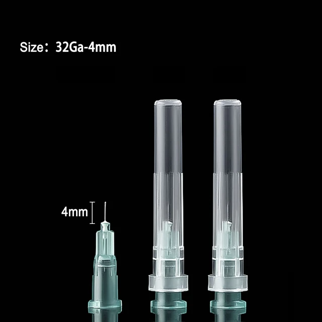 Alt view image 2 of 6 - Disposable Luer Lock Needle 32Ga 4mm 100Pack(32Ga-4mm)