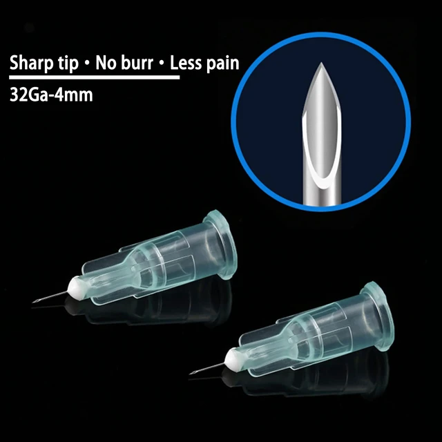 Alt view image 3 of 6 - Disposable Luer Lock Needle 32Ga 4mm 100Pack(32Ga-4mm)