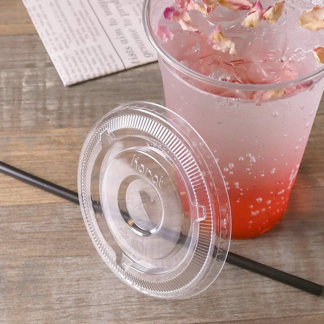 Alt view image 4 of 4 - C-KC626TS 98mm Diameter Flat Lids for Cold Cups, Case of 1000