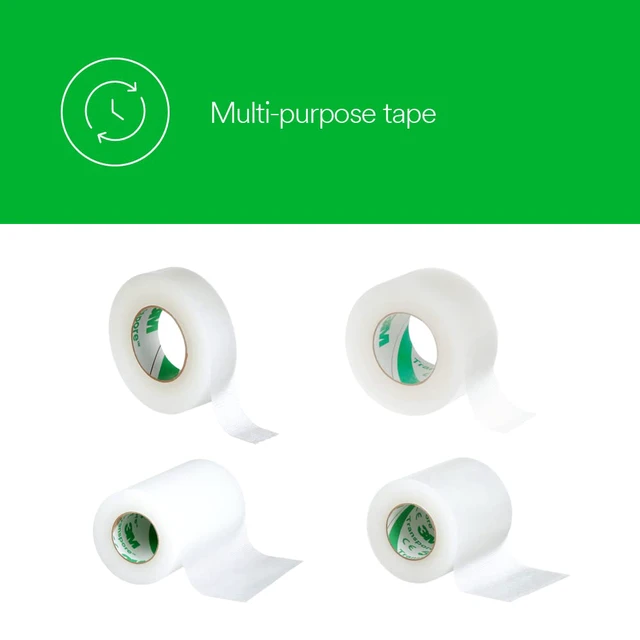 Alt view image 2 of 4 - 3M Surgical Tape, 1527-1, 1 in x 10 yd (2.5 cm x 9.1 m) Model 1527-1. Case pack: 12 Roll/Carton; 10 Carton/Case. Medical tape for professional healthcare use