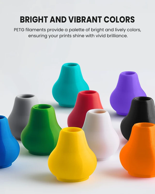Alt view image 4 of 7 - PETG Filament 1.75, 1kg Coffee Strong Toughness PETG, Good Layer Adhesion, High Precision 3D Printer Filament, Dimensional Accuracy ±0.02mm, 1kg/Spool