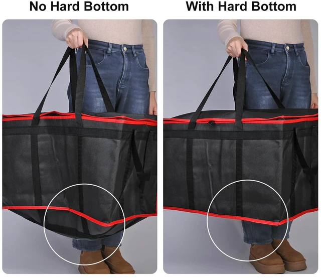 Alt view image 5 of 7 - Insulated Food Delivery Bag with Removable Hard Bottom, 3X-Large 2PK Heavy Duty Catering Supplies Bags for Pizza Delivery Rideshare, Cooler Bag, Hot Food Warmer Container, Insulated Grocery Bags
