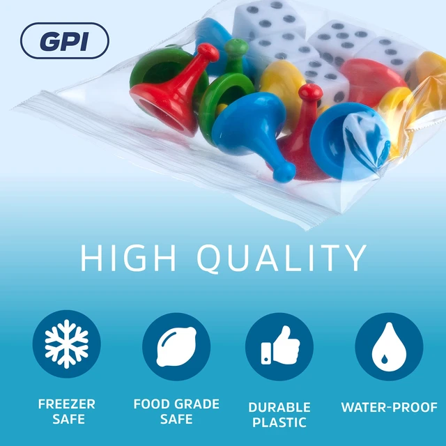 Alt view image 4 of 7 - Clear Plastic Reclosable Zip Bags - Bulk Case of 1000 4" x 4" 2 mil Thick Strong & Durable Poly Baggies With Resealable Zip Top Lock For Travel, Storage, Packaging & Shipping