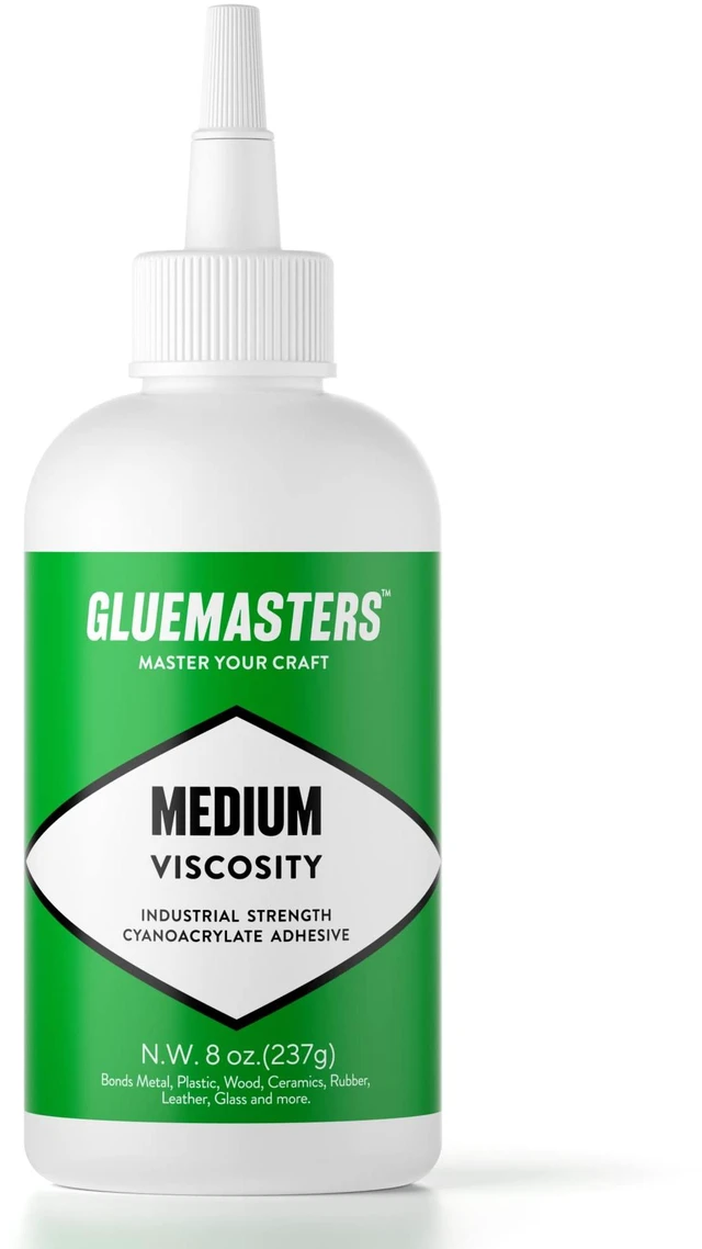 Main image of Industrial Grade Cyanoacrylate Adhesive - Medium Viscosity, 8 oz, Super