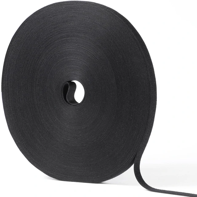 Main image of 1/2in x 150ft Hook and Loop Roll | Double-Sided Strips, Self-Gripping Straps | Reusable Multi-Purpose Wrap Fasteners for Home, Office, Data Center, and More