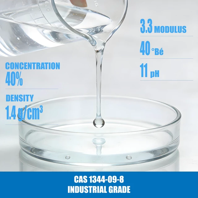 Alt view image 2 of 5 - Sodium Silicate Solution (Water Glass) - 34 FL.OZ Bottle, Industrial Grade, High Purity, Multi-Purpose Adhesive & Sealant