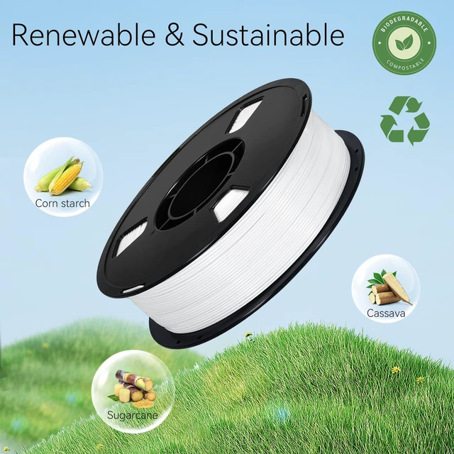 Alt view image 7 of 7 - PLA Filament 1.75mm Bundle 4x1KG Black White Gray Clear for 3D Prints Multi-Color PLA Bundle for DIY & Lamp Shades, Smooth Flow, Tangle-Free, Vacuum Sealed, Compatible with Bambu, Flashforge