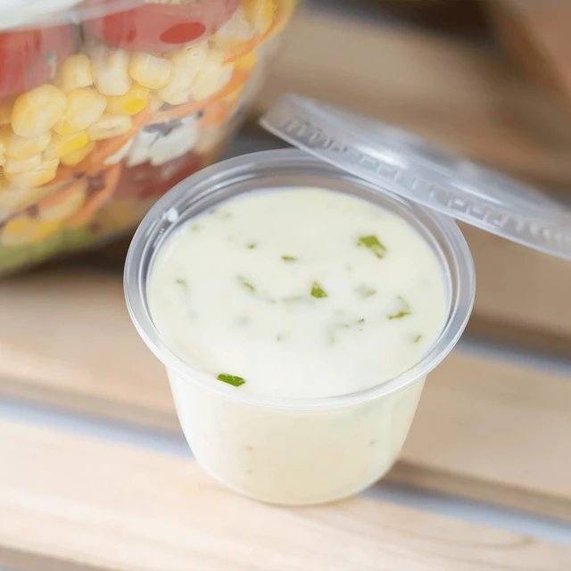 Alt view image 7 of 7 - 2.5oz Jello Shot Cups - Polypropylene - 2,500 Case - Ideal Condiment Containers/Souffle Cups - Dressings, Sauces, Dips - FP-P250-PP