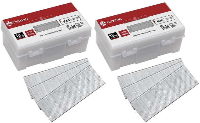 Main image of 18 Gauge Brad Nails, 12000 Counts 1-3/4-inch 18 GA Brad Nails, Galvanized Nails for Nail Gun, Finishing Nail Gun Nails for Pneumatic, Electric Brad Nailer Gun