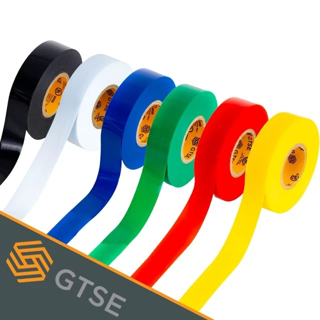 Alt view image 3 of 7 - Mixed Colors Electrical Tape 6 Rolls, 3/4in x 66ft, UL/CSA Listed Waterproof PVC Vinyl Tape, UL/CSA Listed, Self Adhesive - For Wire Insulation & Electrical Repairs