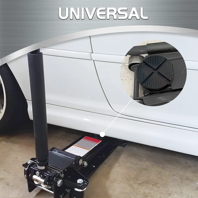 Alt view image 5 of 7 - Floor Jack Pad, Pinch Weld Jack Adapter, Rubber Pad for Cars, 2 Pack Floor jack rubber pad with slotted grooves for pinch welds, durable rubber and a non-slip surface for secure vehicle lifting