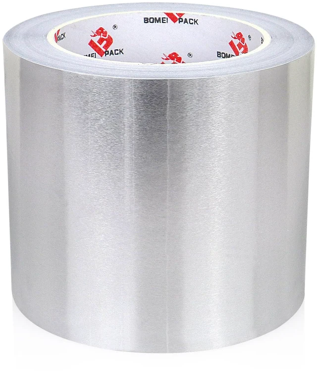 Main image of Aluminum Foil Tape,Heavy Duty Metal Foil Tape,High Temperature Silver Duct Tape,Perfect for Sealing & Patching,HVAC,Air Ducts,Insulation and Metal Repair (4 Inch)