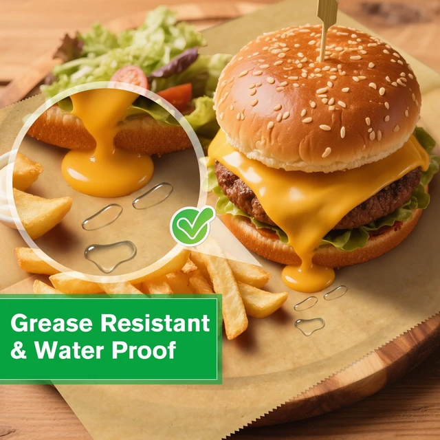 Alt view image 4 of 7 - Precut POP UP Deli Paper Sheet, 200 Pack, 12" x 10.5", Kraft Interfolded Heavy Paper, Waterproof & Grease-Resistant, for Food Wrap and Serving