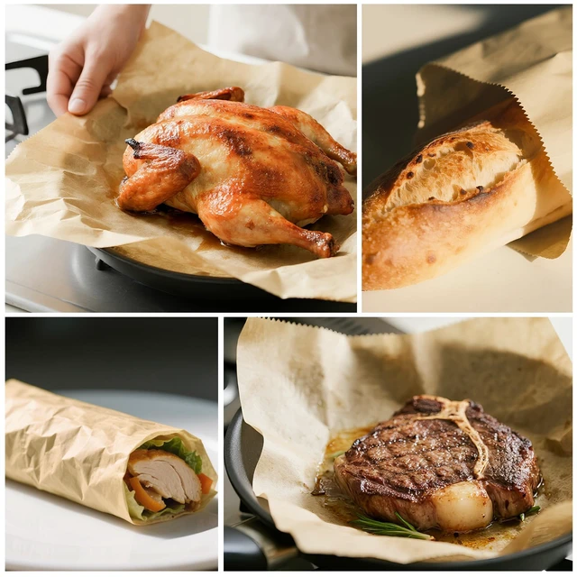 Alt view image 6 of 7 - Precut POP UP Deli Paper Sheet, 200 Pack, 12" x 10.5", Kraft Interfolded Heavy Paper, Waterproof & Grease-Resistant, for Food Wrap and Serving