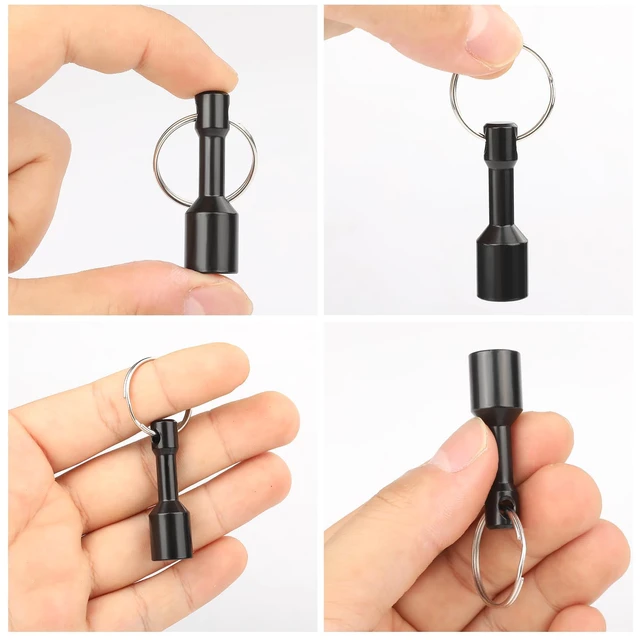 Alt view image 3 of 7 - 10 Pack Magnet Key Chain Gold Testing Kit, Black Magnetic Key Holder Silver Tester for Jewelry Test Rare Earth Magnets Precious Metal Keychain Pocket Ring Small Neodymium