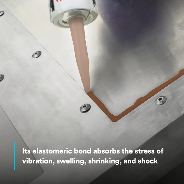 Alt view image 5 of 7 - Marine Adhesive Sealant 5200, Mahogany, 295 mL Cartridge with Nozzle Flexible Bonds, Long Work-Time